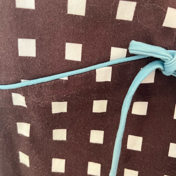 Brown Square Polka Dot R&K Originals Dress Size 14 - Picture 8 of 12